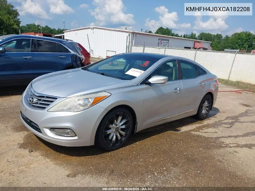 2012 Hyundai Azera VIN: KMHFH4JGXCA182208 Lot: 42559319