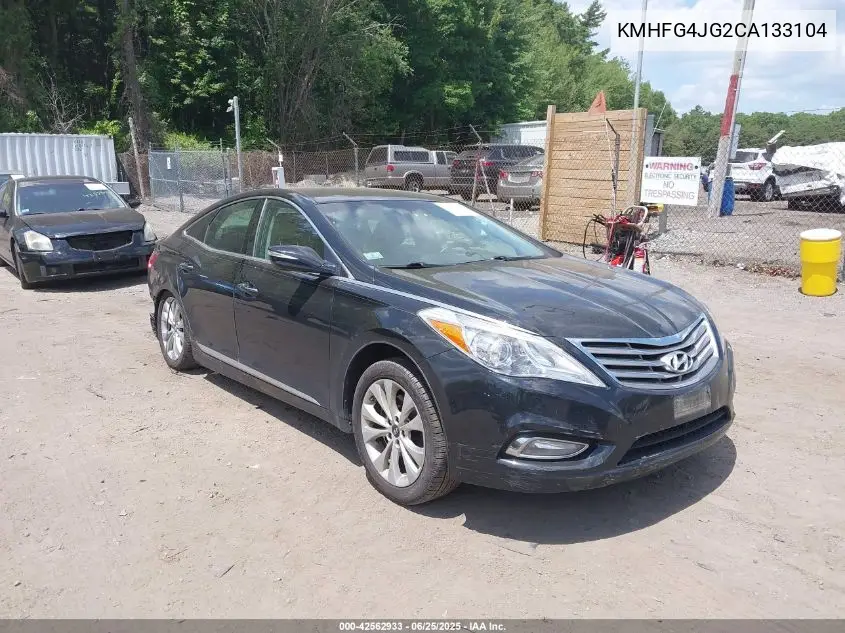 2012 Hyundai Azera VIN: KMHFG4JG2CA133104 Lot: 42562933