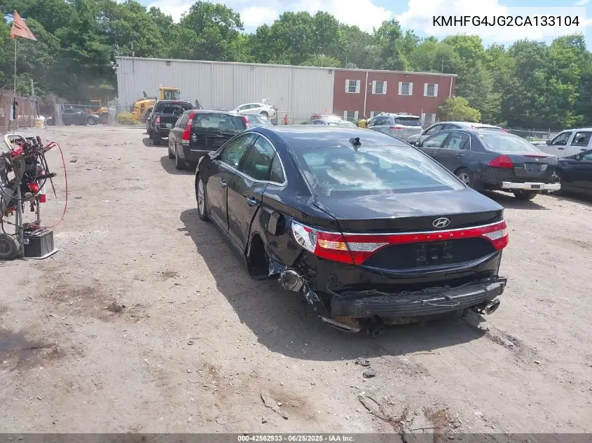 2012 Hyundai Azera VIN: KMHFG4JG2CA133104 Lot: 42562933