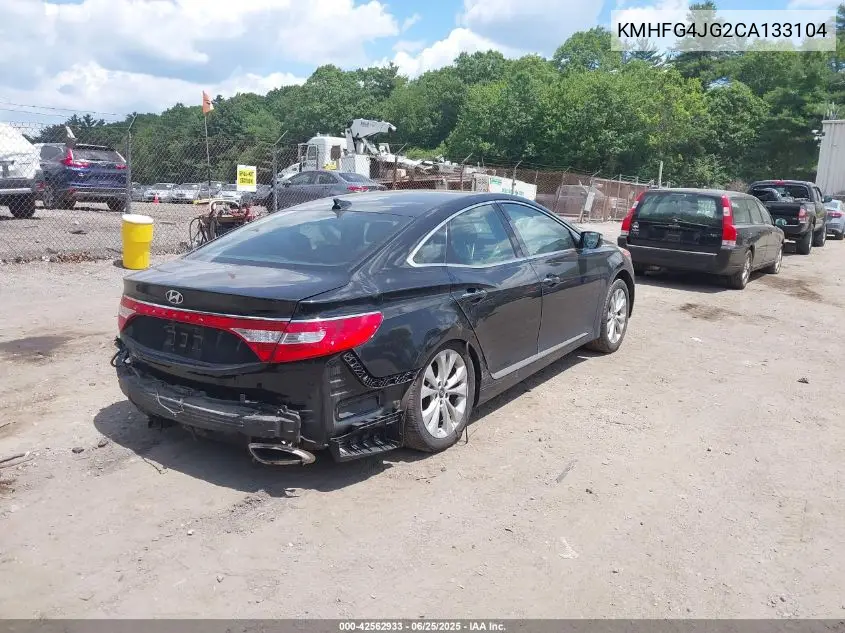 2012 Hyundai Azera VIN: KMHFG4JG2CA133104 Lot: 42562933