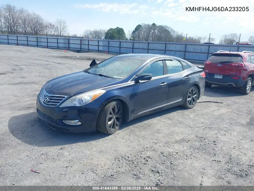 2013 Hyundai Azera VIN: KMHFH4JG6DA233205 Lot: 41643389