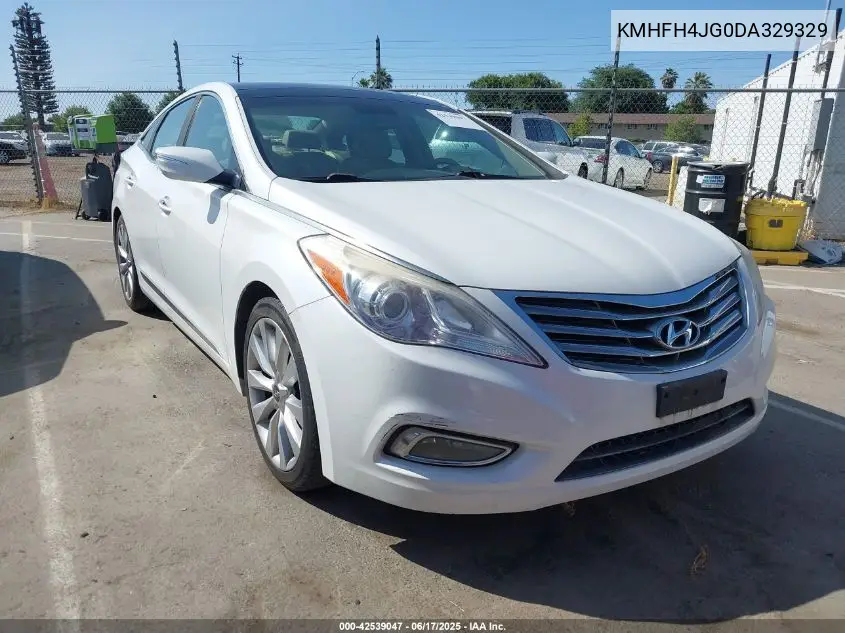 2013 Hyundai Azera VIN: KMHFH4JG0DA329329 Lot: 42539047