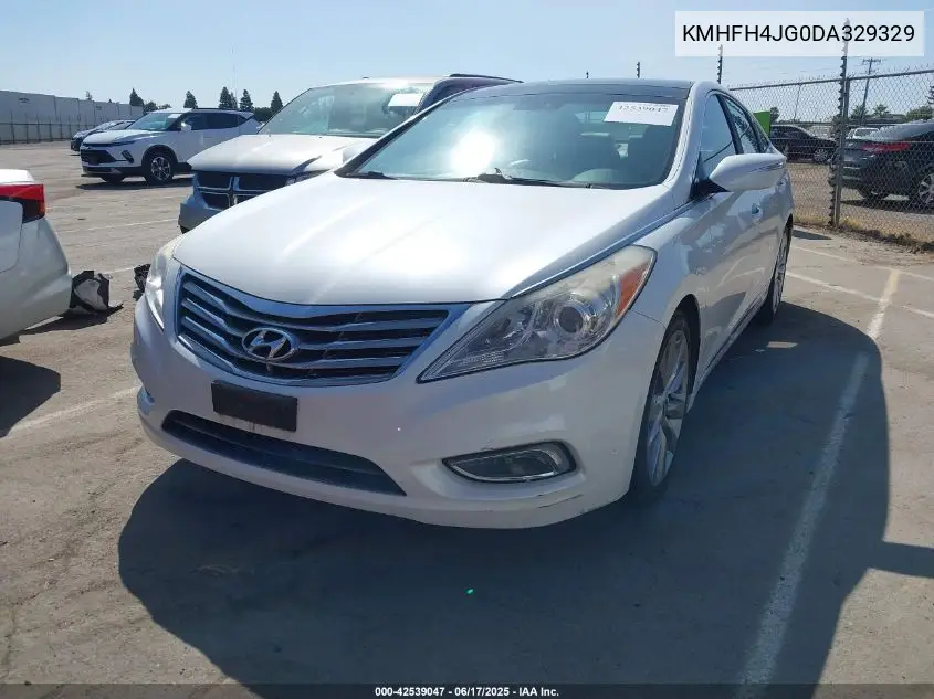 2013 Hyundai Azera VIN: KMHFH4JG0DA329329 Lot: 42539047