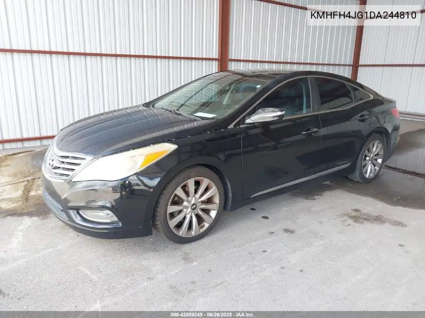 2013 Hyundai Azera VIN: KMHFH4JG1DA244810 Lot: 42588249