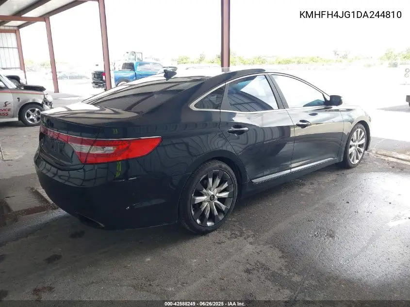 2013 Hyundai Azera VIN: KMHFH4JG1DA244810 Lot: 42588249