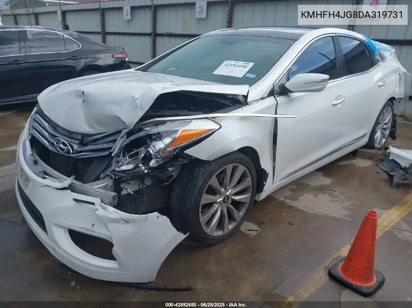 2013 Hyundai Azera VIN: KMHFH4JG8DA319731 Lot: 42592450