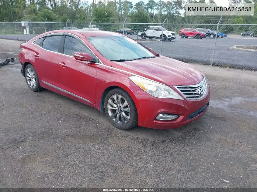 2013 Hyundai Azera VIN: KMHFG4JG8DA245858 Lot: 42657593