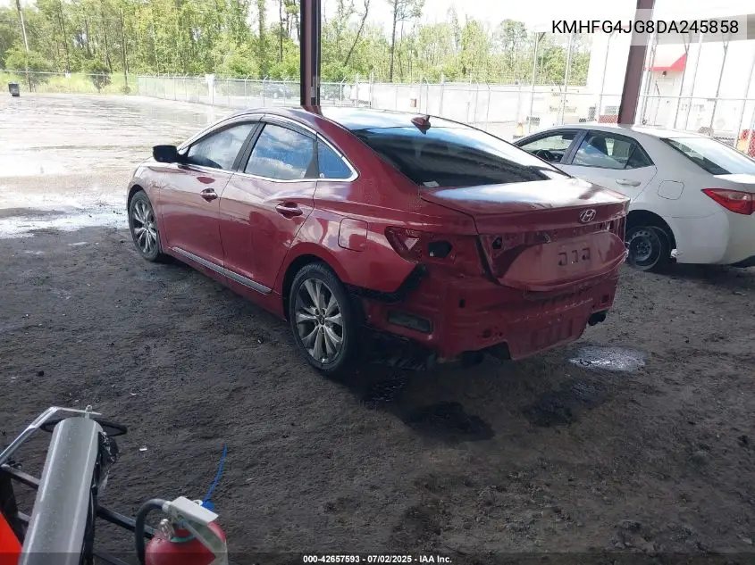 2013 Hyundai Azera VIN: KMHFG4JG8DA245858 Lot: 42657593
