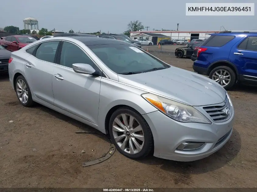 2014 Hyundai Azera Limited VIN: KMHFH4JG0EA396451 Lot: 42493447