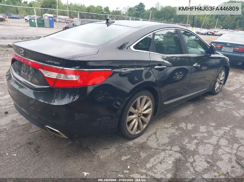 2015 Hyundai Azera Limited VIN: KMHFH4JG3FA446809 Lot: 42628069