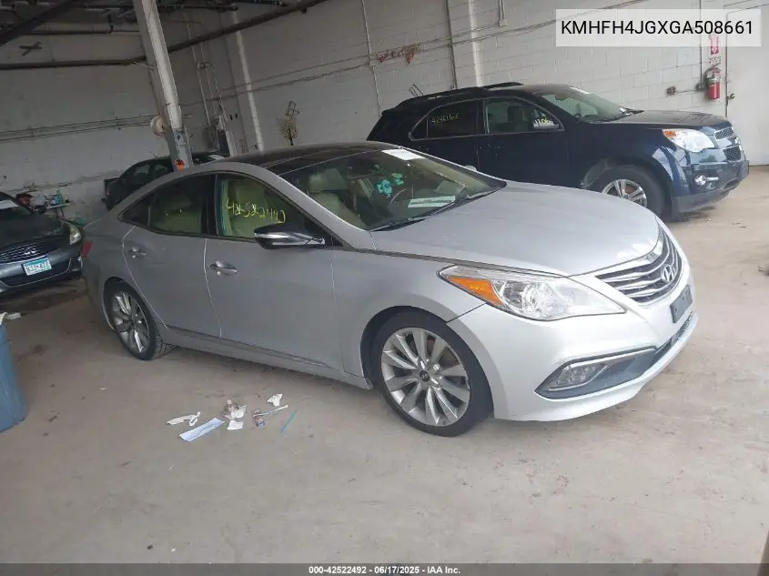 2016 Hyundai Azera Limited VIN: KMHFH4JGXGA508661 Lot: 42522492