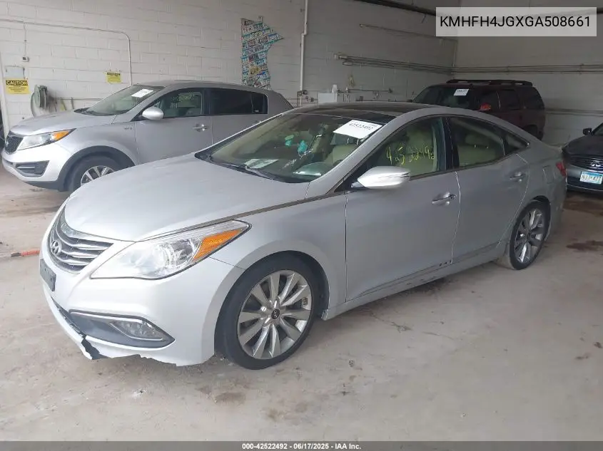 2016 Hyundai Azera Limited VIN: KMHFH4JGXGA508661 Lot: 42522492