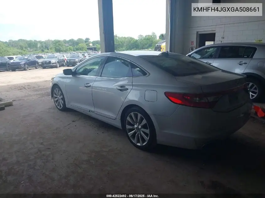 2016 Hyundai Azera Limited VIN: KMHFH4JGXGA508661 Lot: 42522492