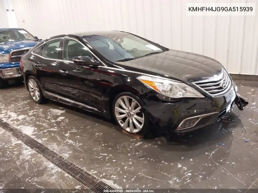 2016 Hyundai Azera Limited VIN: KMHFH4JG9GA515939 Lot: 42565103