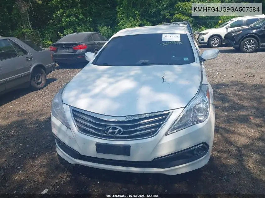 2016 Hyundai Azera VIN: KMHFG4JG9GA507584 Lot: 42649350