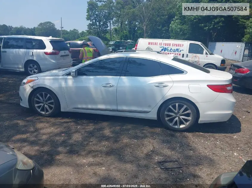 2016 Hyundai Azera VIN: KMHFG4JG9GA507584 Lot: 42649350