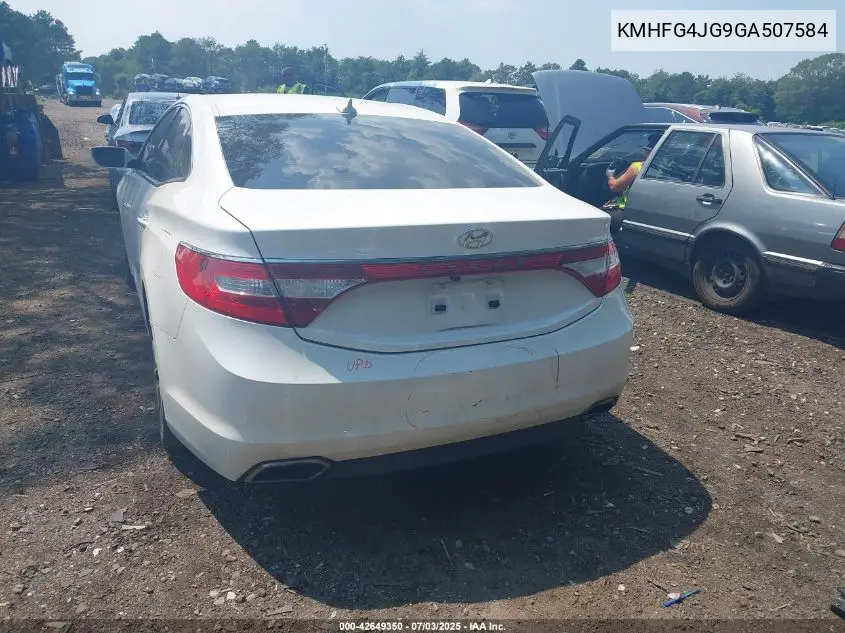 2016 Hyundai Azera VIN: KMHFG4JG9GA507584 Lot: 42649350