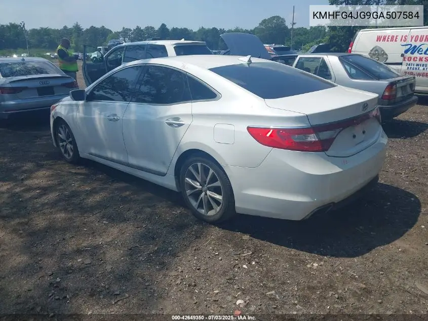 2016 Hyundai Azera VIN: KMHFG4JG9GA507584 Lot: 42649350