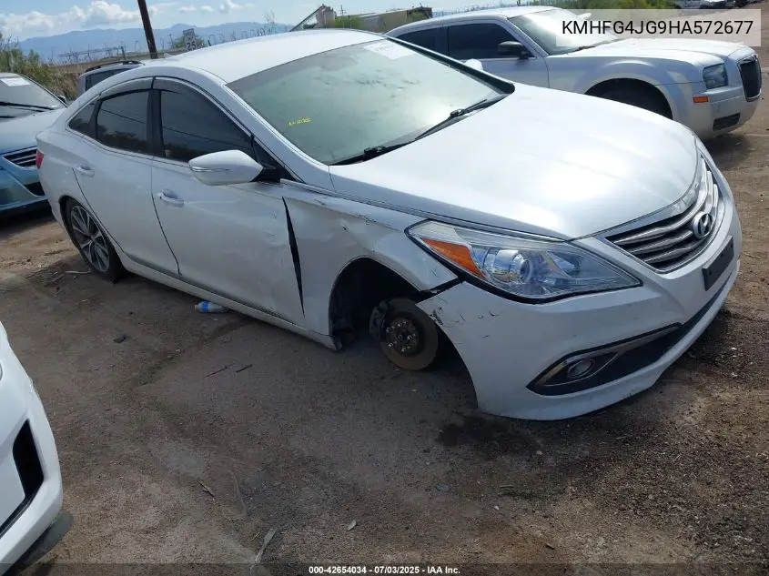 2017 Hyundai Azera VIN: KMHFG4JG9HA572677 Lot: 42654034