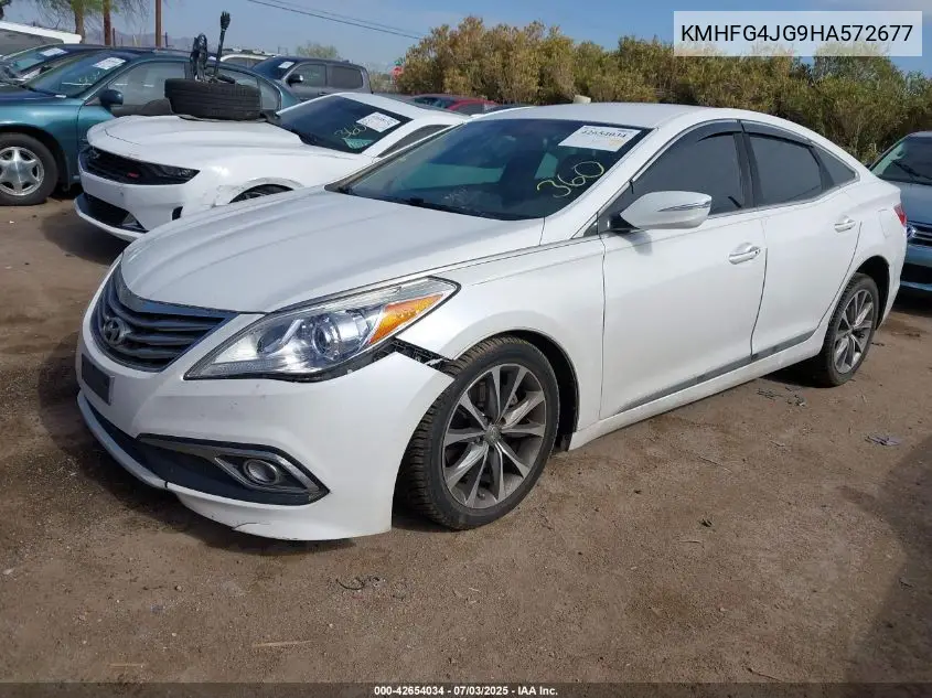 2017 Hyundai Azera VIN: KMHFG4JG9HA572677 Lot: 42654034