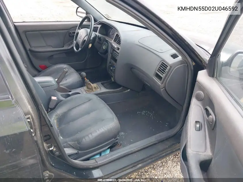 2002 Hyundai Elantra Gt VIN: KMHDN55D02U046592 Lot: 41966023