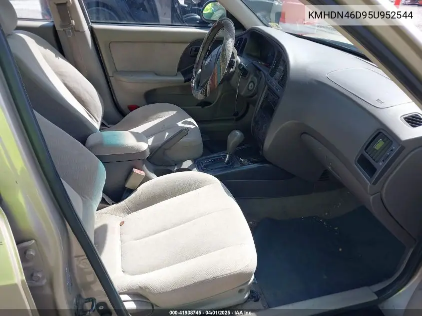 2005 Hyundai Elantra Gls/Gt VIN: KMHDN46D95U952544 Lot: 41938745