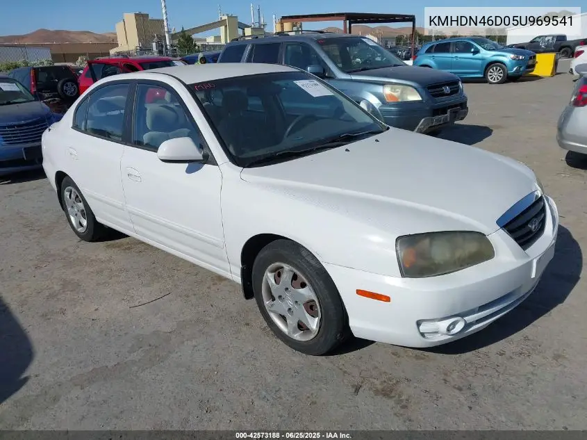 2005 Hyundai Elantra Gls/Gt VIN: KMHDN46D05U969541 Lot: 42573188