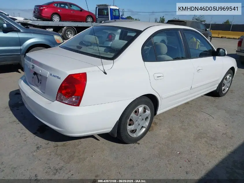 2005 Hyundai Elantra Gls/Gt VIN: KMHDN46D05U969541 Lot: 42573188