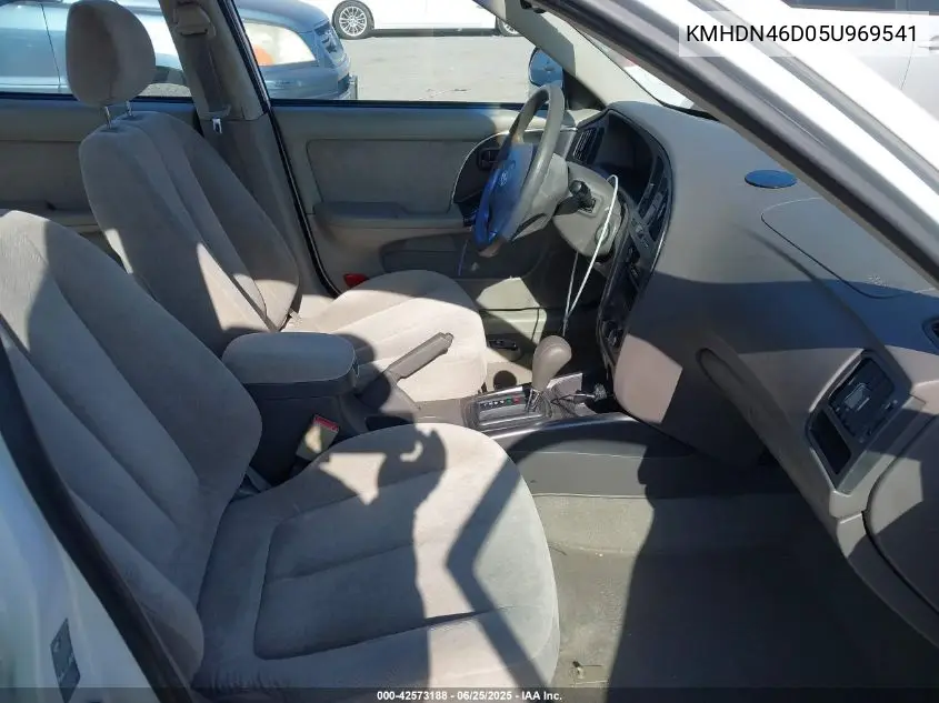 2005 Hyundai Elantra Gls/Gt VIN: KMHDN46D05U969541 Lot: 42573188