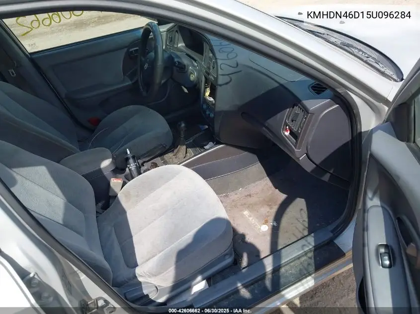 2005 Hyundai Elantra Gls/Gt VIN: KMHDN46D15U096284 Lot: 42606662