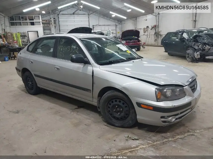 2005 Hyundai Elantra Gls/Gt VIN: KMHDN56D85U164585 Lot: 42643332
