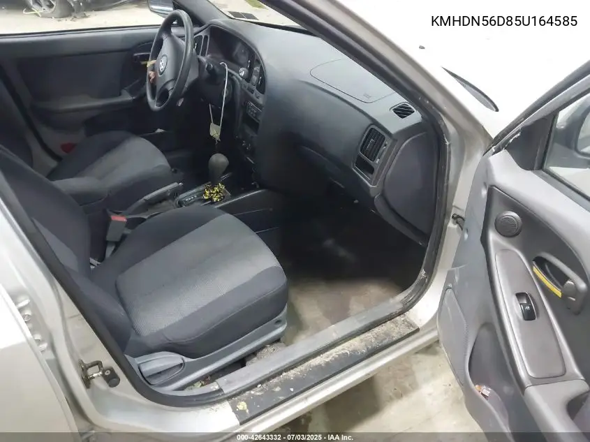 2005 Hyundai Elantra Gls/Gt VIN: KMHDN56D85U164585 Lot: 42643332