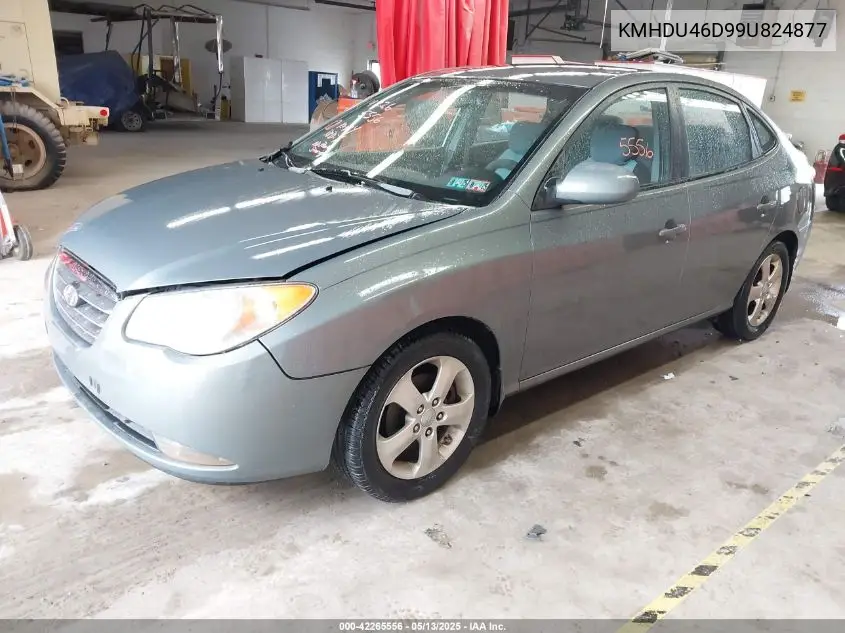 2009 Hyundai Elantra Se VIN: KMHDU46D99U824877 Lot: 42265556