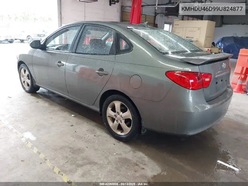 2009 Hyundai Elantra Se VIN: KMHDU46D99U824877 Lot: 42265556