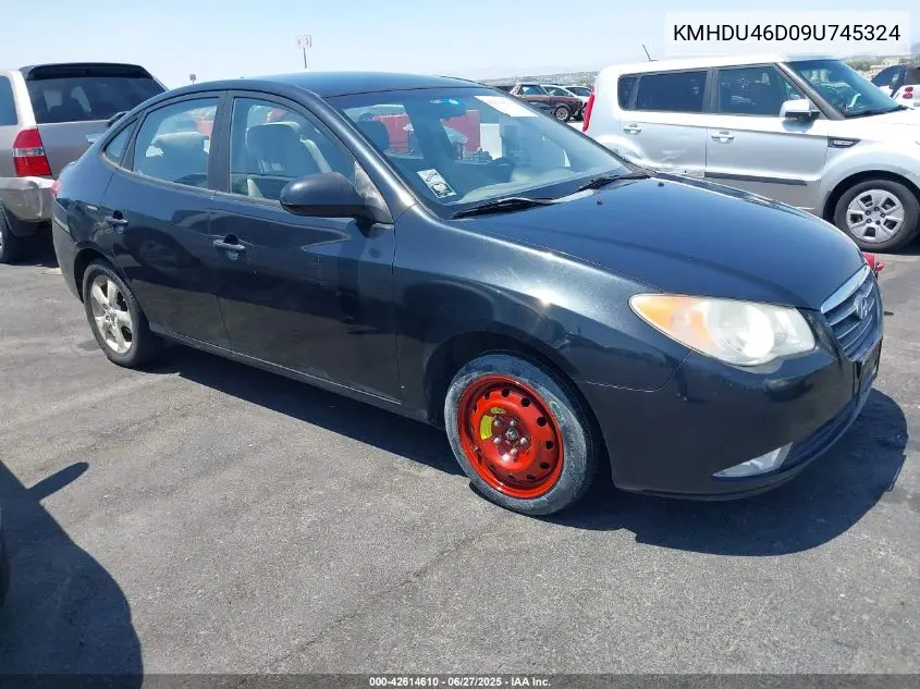 2009 Hyundai Elantra Se VIN: KMHDU46D09U745324 Lot: 42614610