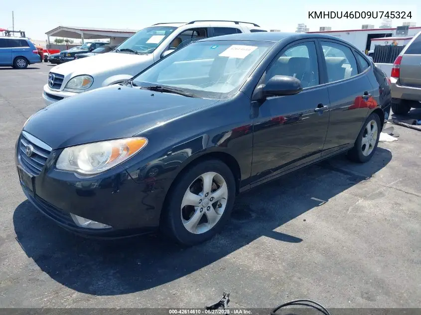 2009 Hyundai Elantra Se VIN: KMHDU46D09U745324 Lot: 42614610