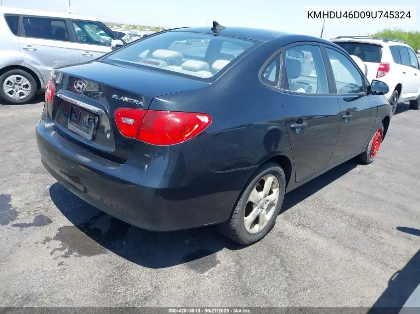 2009 Hyundai Elantra Se VIN: KMHDU46D09U745324 Lot: 42614610