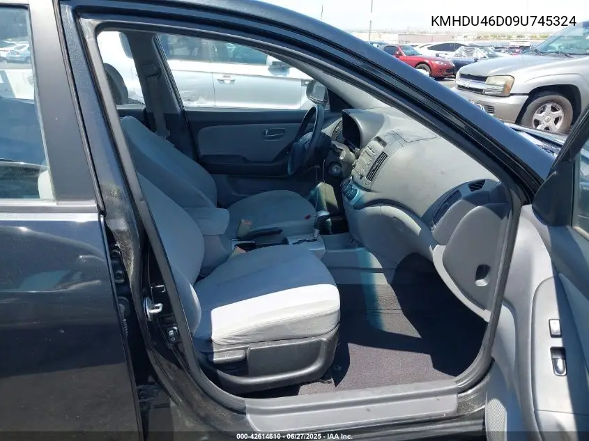 2009 Hyundai Elantra Se VIN: KMHDU46D09U745324 Lot: 42614610