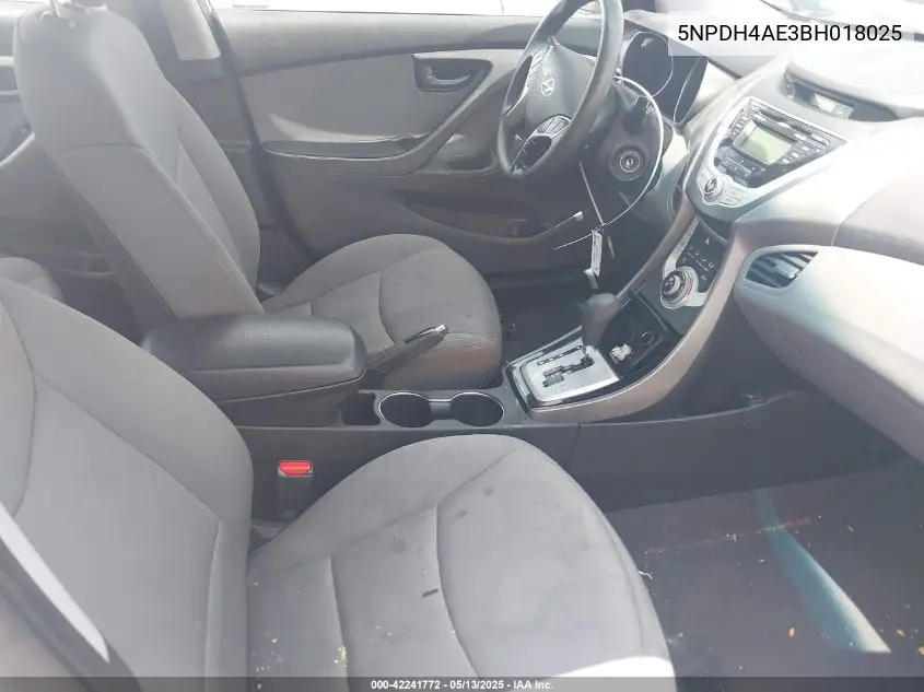 2011 Hyundai Elantra Gls VIN: 5NPDH4AE3BH018025 Lot: 42241772
