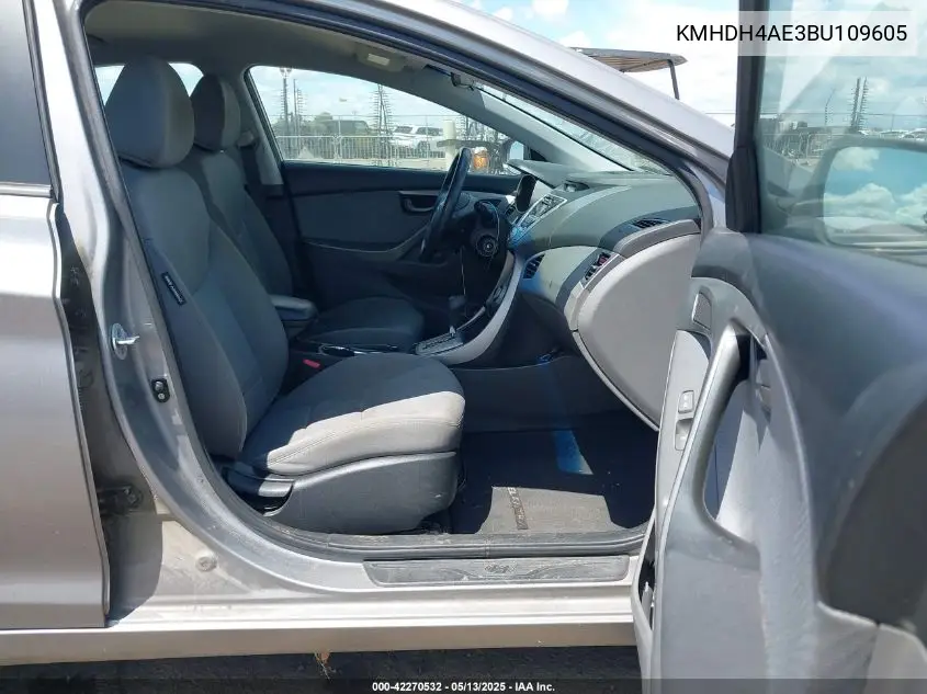2011 Hyundai Elantra Gls (Ulsan Plant) VIN: KMHDH4AE3BU109605 Lot: 42270532