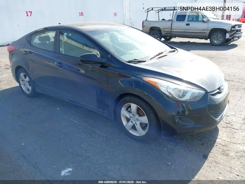 2011 Hyundai Elantra Gls VIN: 5NPDH4AE3BH004156 Lot: 42605235