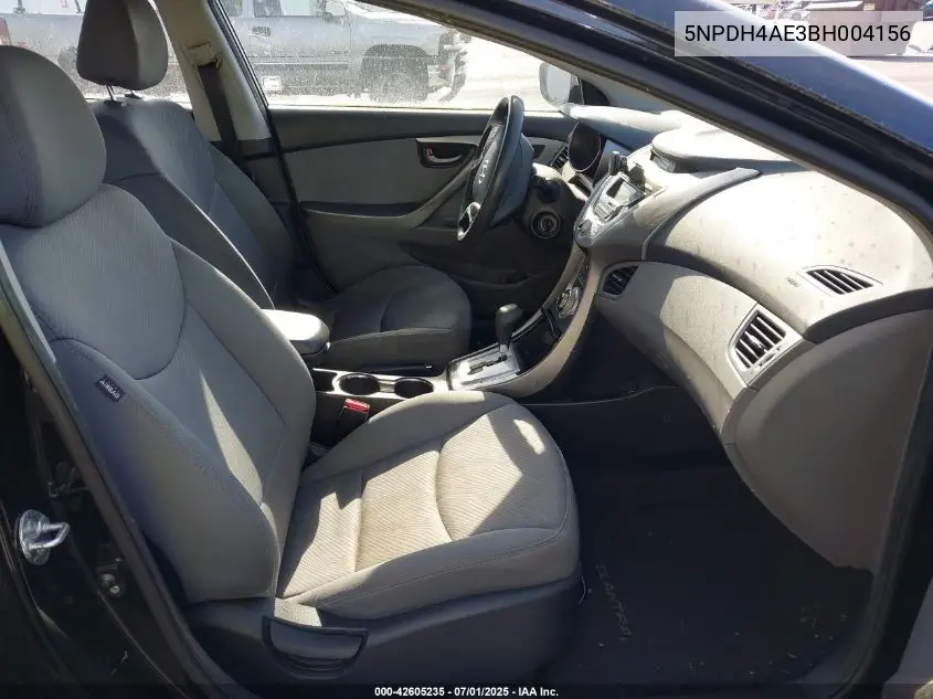 2011 Hyundai Elantra Gls VIN: 5NPDH4AE3BH004156 Lot: 42605235
