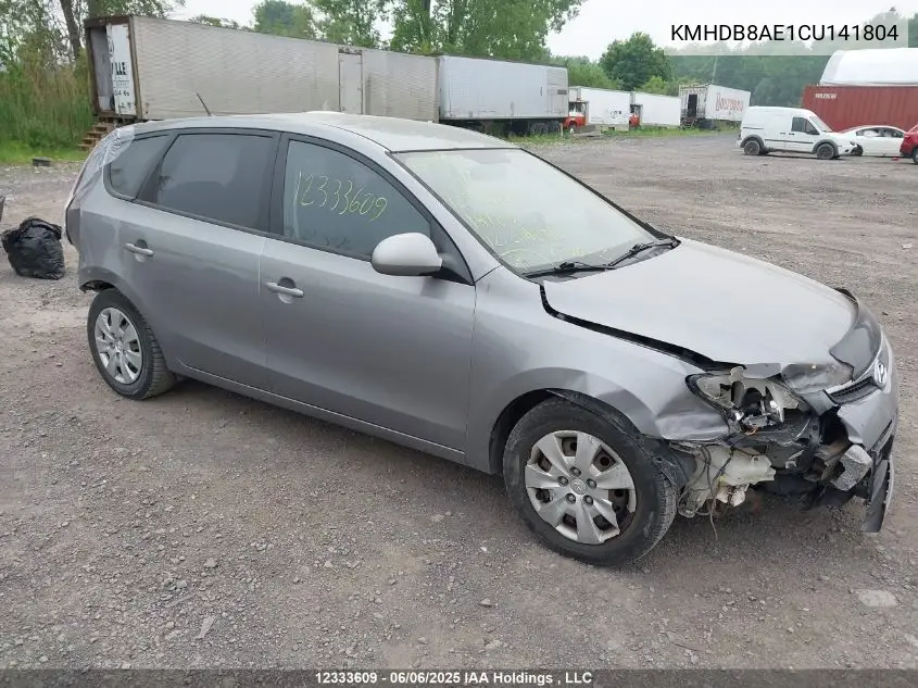 2012 Hyundai Elantra Touring Gls VIN: KMHDB8AE1CU141804 Lot: 12333609
