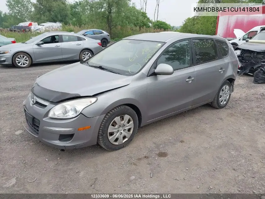 2012 Hyundai Elantra Touring Gls VIN: KMHDB8AE1CU141804 Lot: 12333609