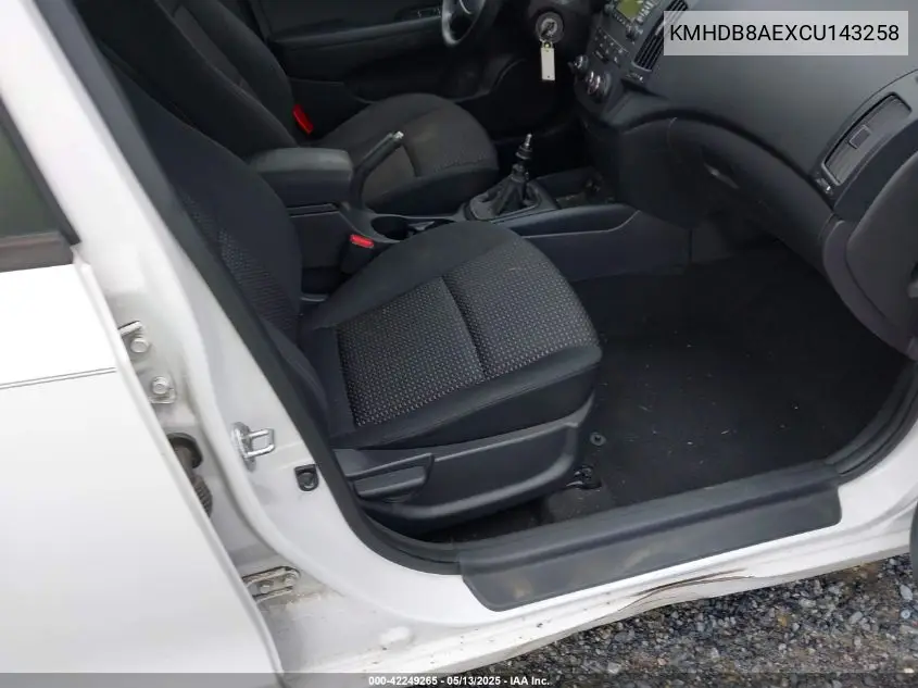2012 Hyundai Elantra Touring Gls VIN: KMHDB8AEXCU143258 Lot: 42249265