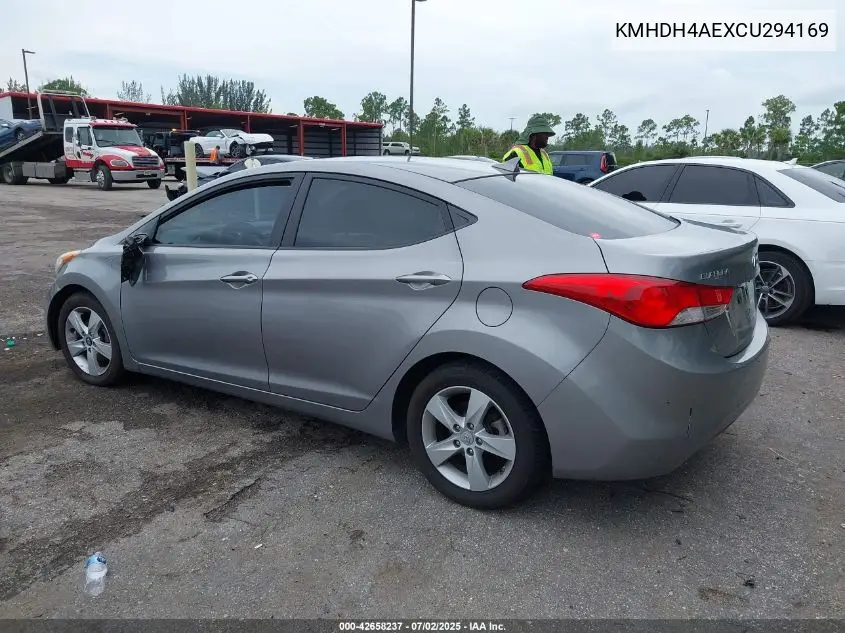 2012 Hyundai Elantra Gls (Ulsan Plant) VIN: KMHDH4AEXCU294169 Lot: 42658237
