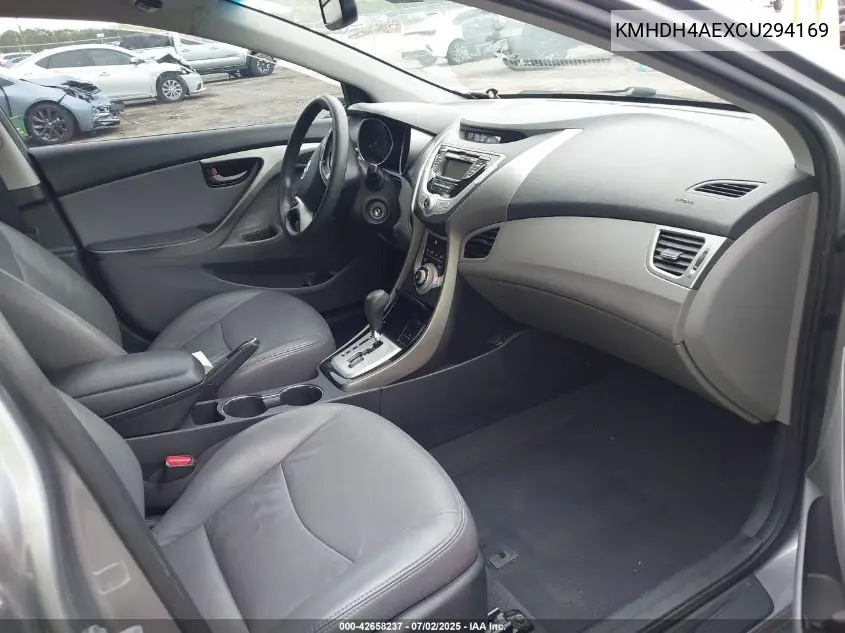 2012 Hyundai Elantra Gls (Ulsan Plant) VIN: KMHDH4AEXCU294169 Lot: 42658237