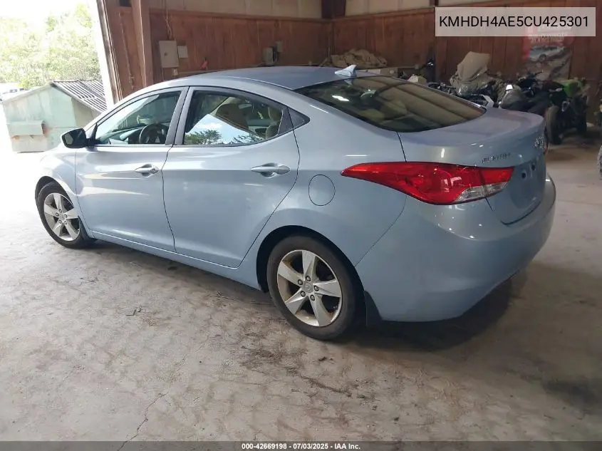 kmhdh4ae5cu425301 KMHDH4AE5CU425301 2012 Hyundai Elantra Gls (Ulsan Plant)