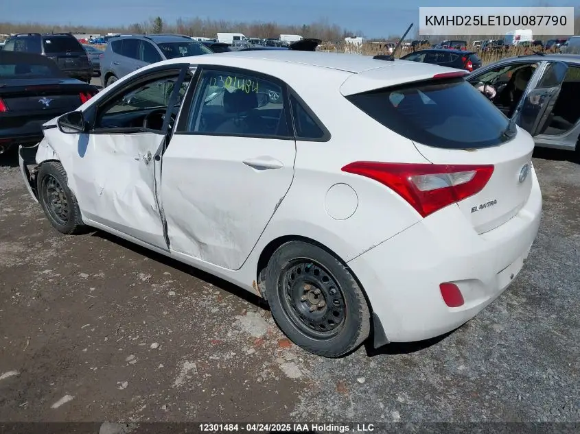 2013 Hyundai Elantra Gt Gl VIN: KMHD25LE1DU087790 Lot: 12301484X