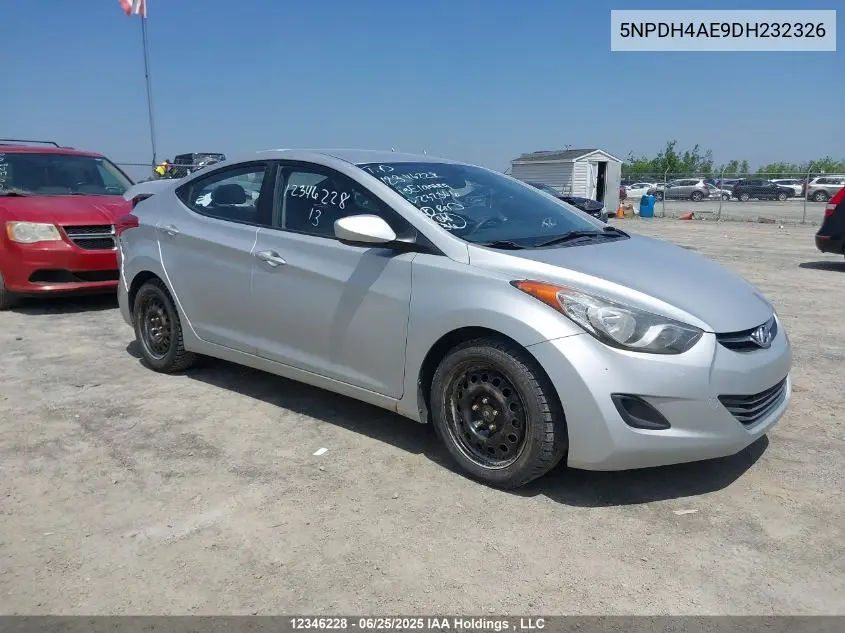 5npdh4ae9dh232326 5NPDH4AE9DH232326 2013 Hyundai Elantra Gl